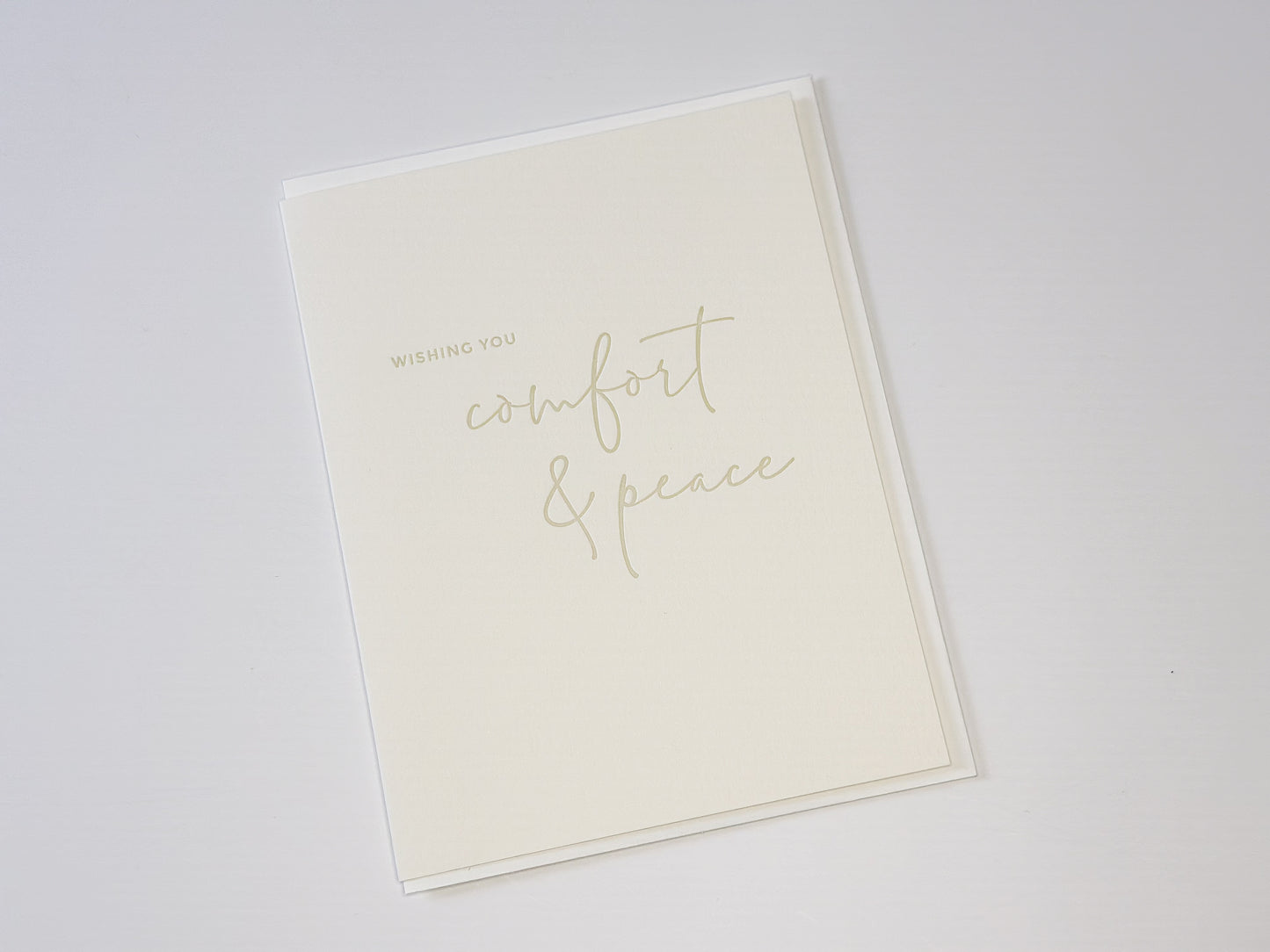 Wishing You Comfort and Peace