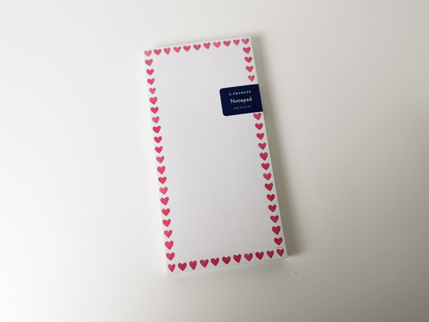 MIni Hearts Framed Market Pad