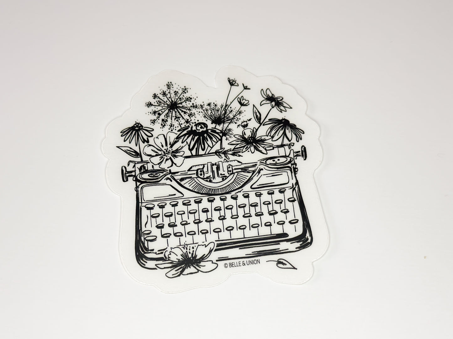 Floral Type Writer