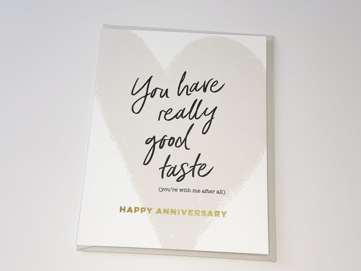 Good Taste Anniversary Card