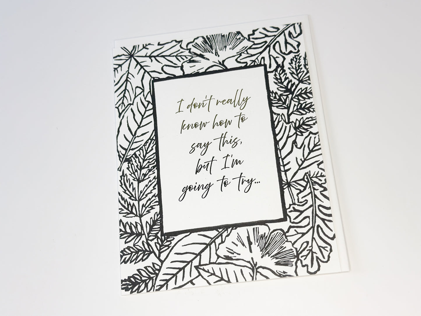 Don't Know How to Say This