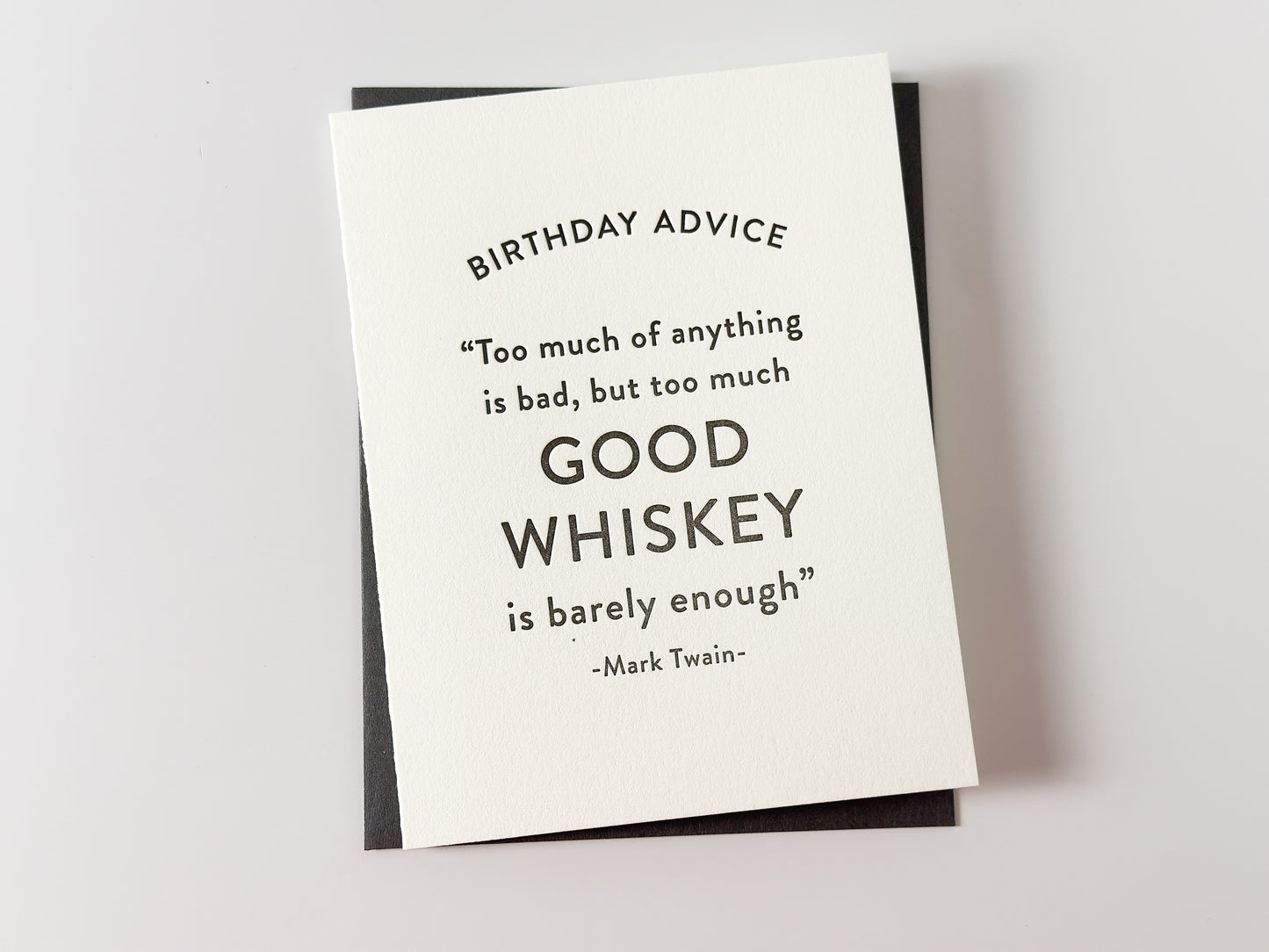 Birthday Advice: Whiskey