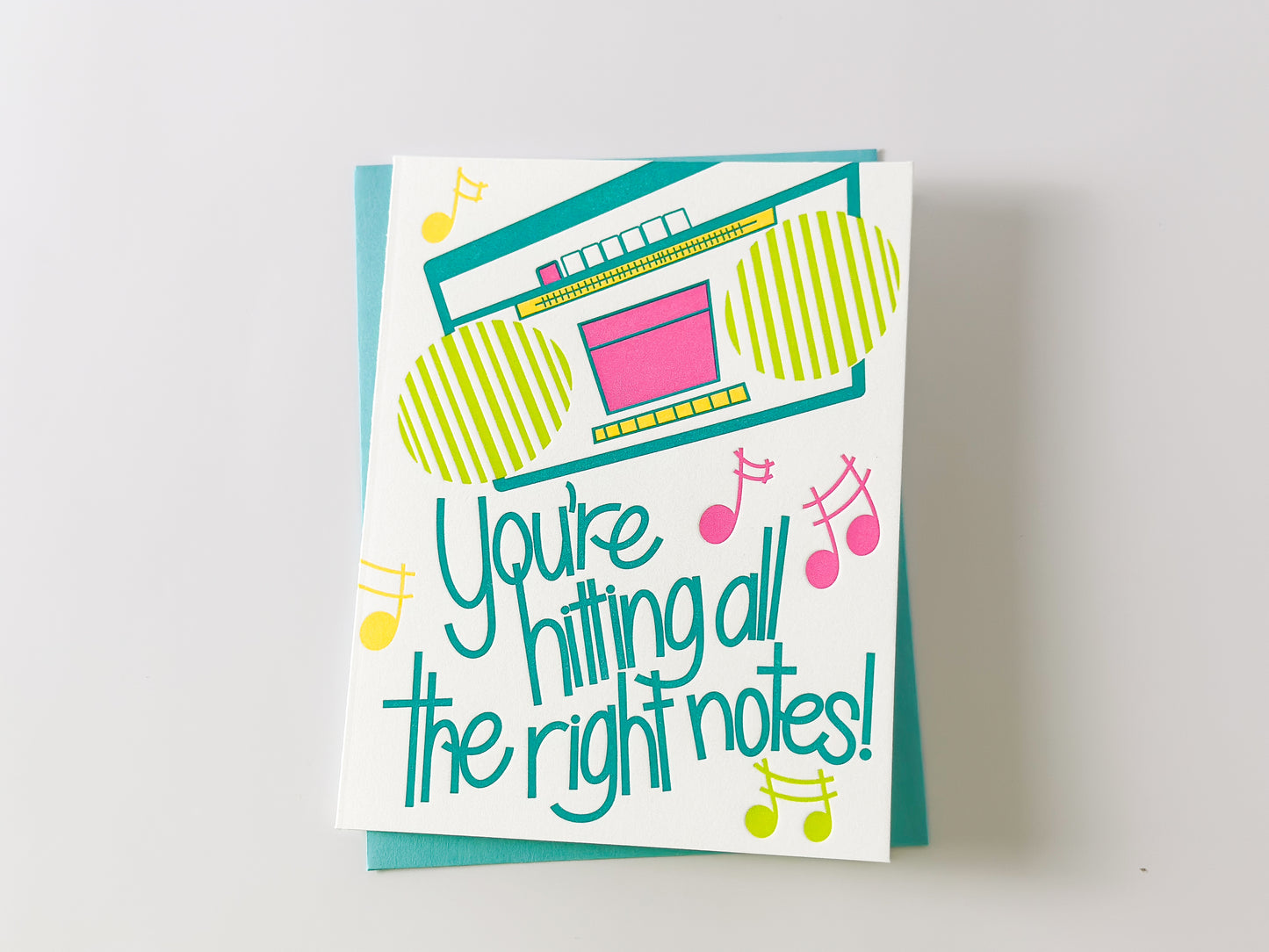 You're Hitting All the Right Notes Card