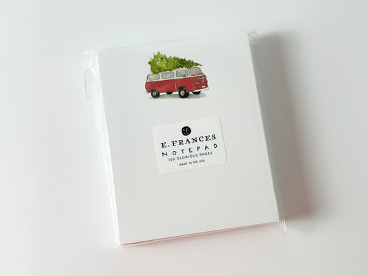 Holiday VW Bus Notepad