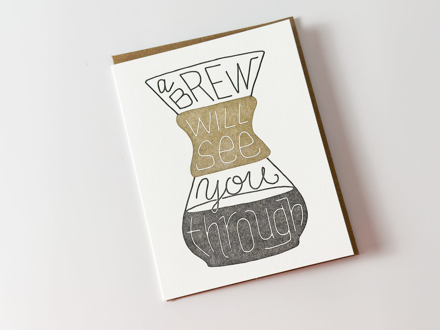 A Brew Will See You Through Card