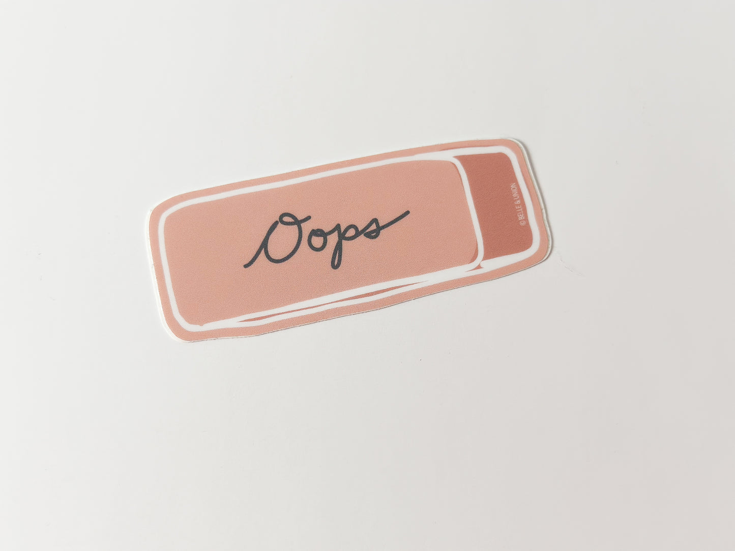 Oops Ereaser Sticker