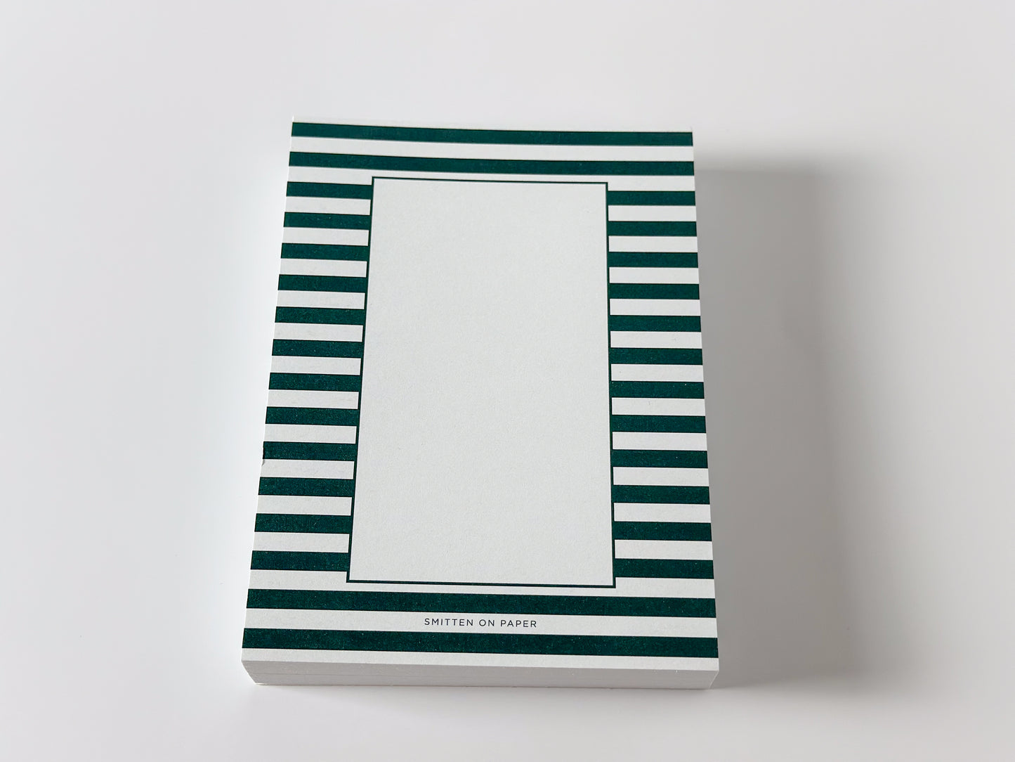 Green Stripe Chunky Notepad
