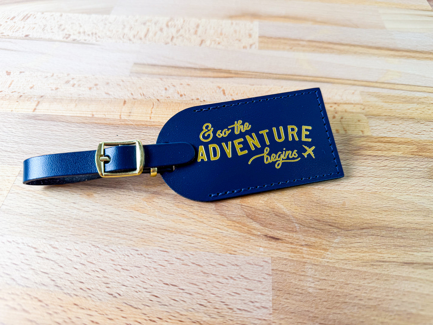 Adventure Begins Luggage Tag