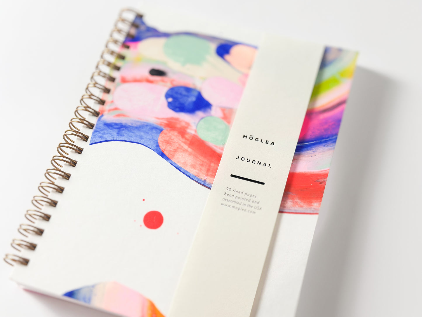 Painted Journal Candy Swirl