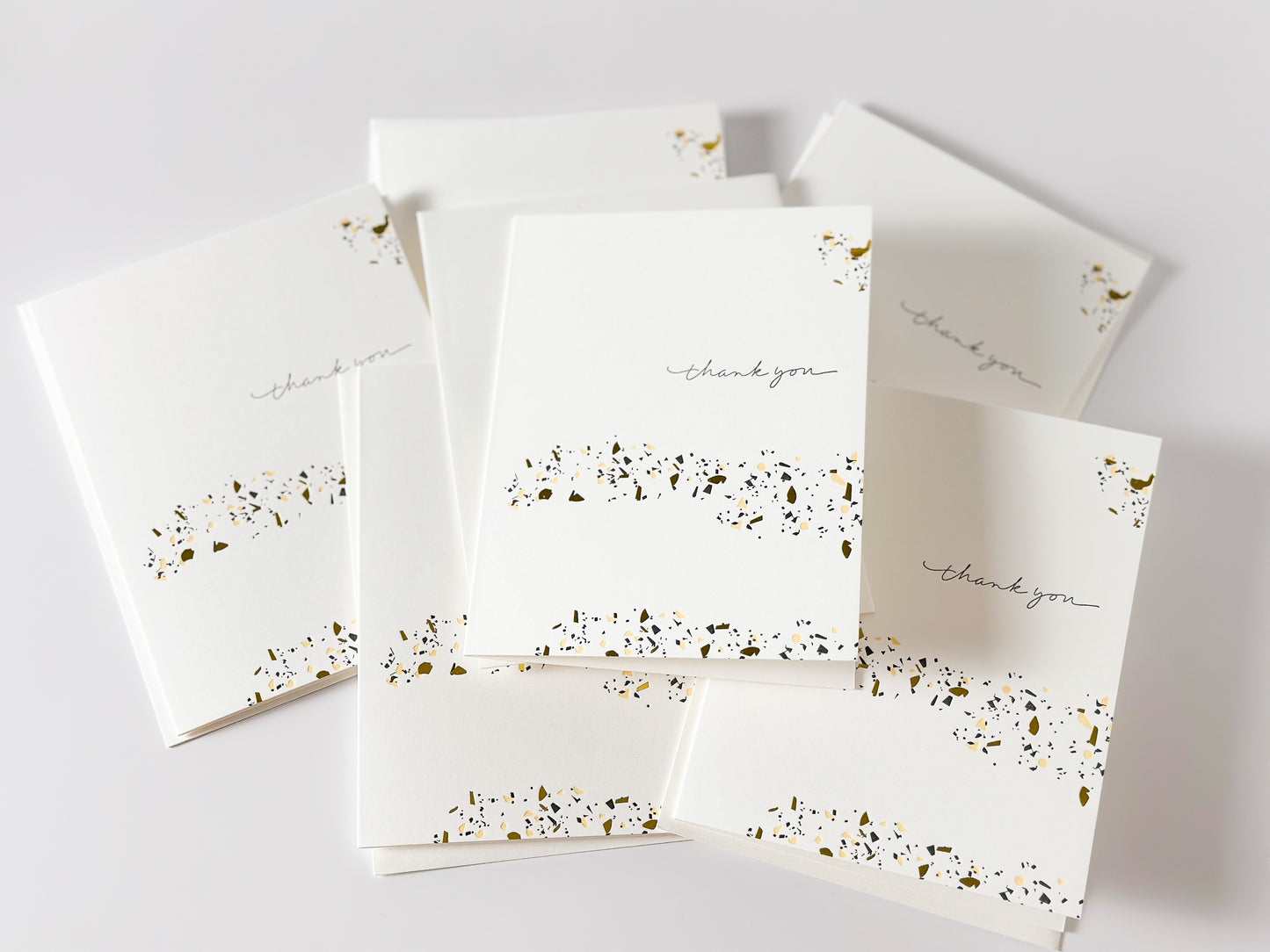 Terrazzo Thank You Card Box Set