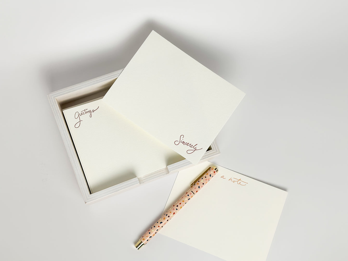 Belle and Union Greetings Correspondence Collection desktop note set