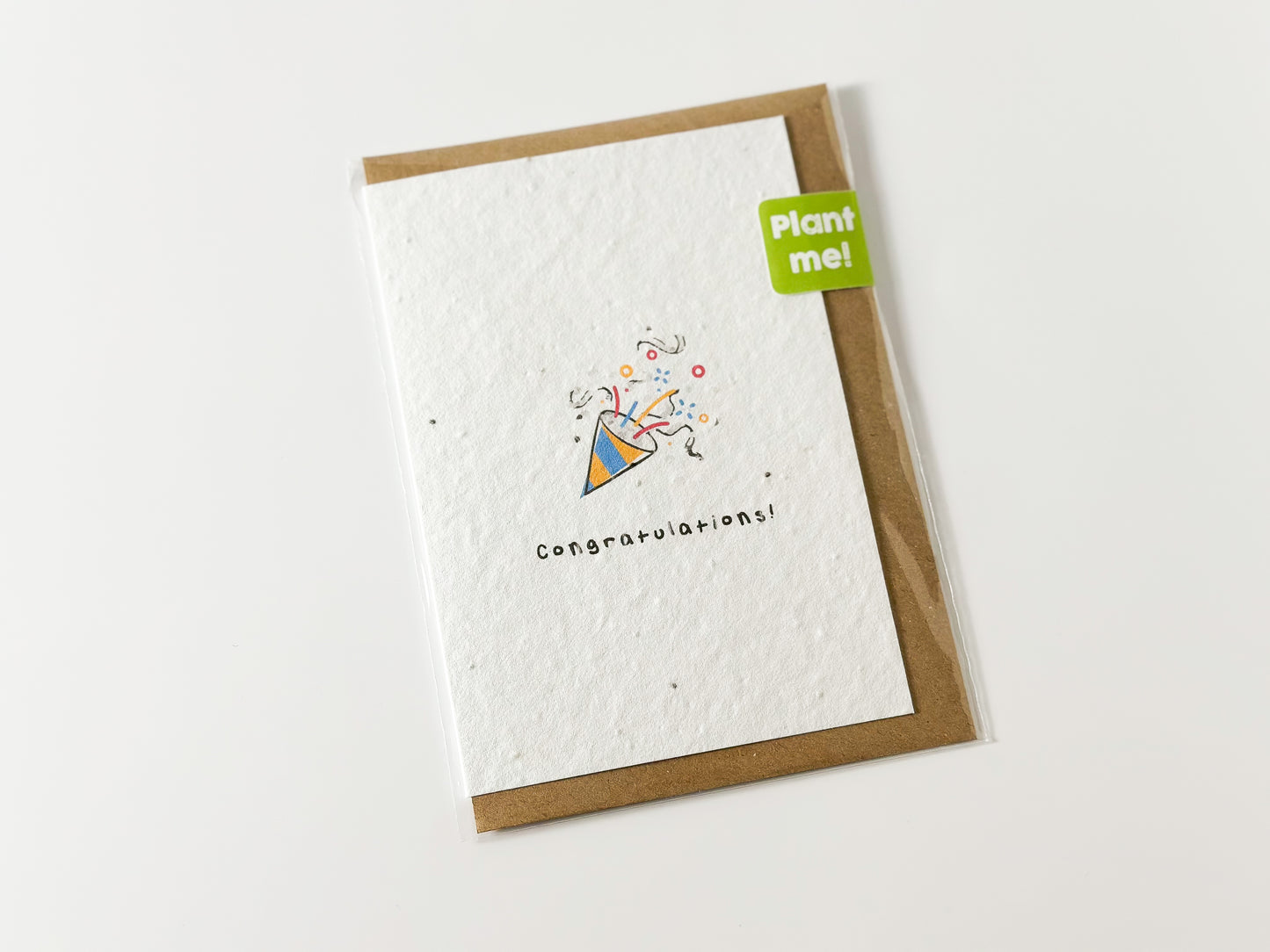 Seed Paper Congratulations Card