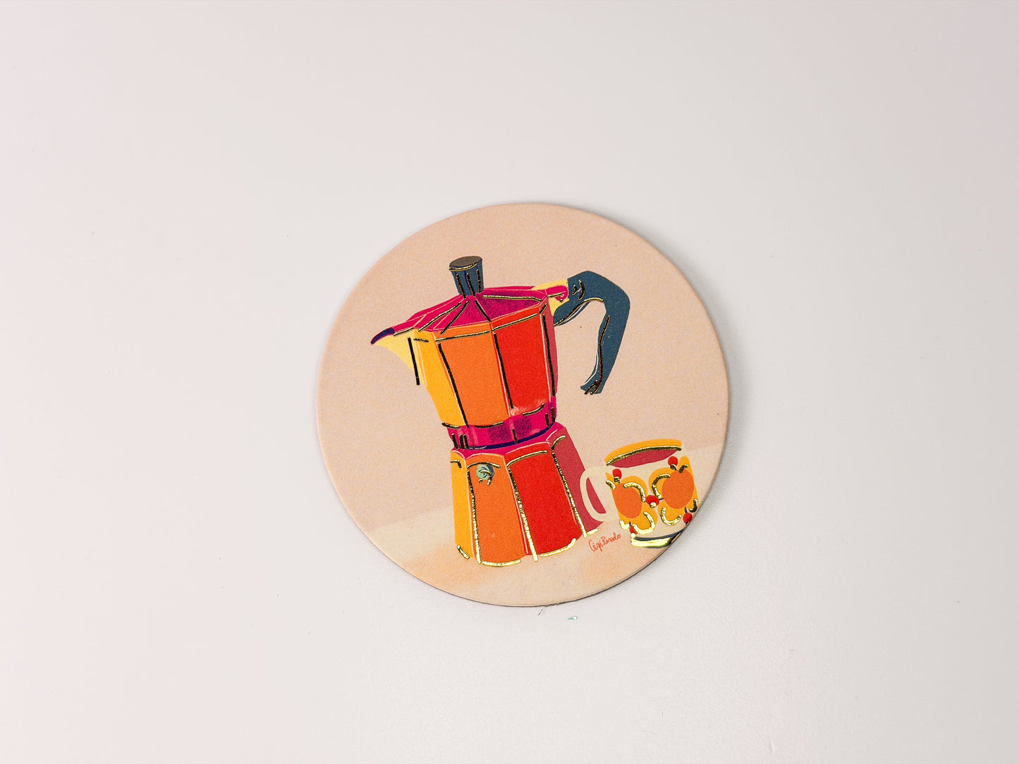 Coffee Moka Pot Coaster