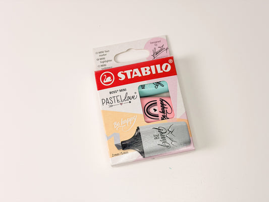 Boss Mini Pastel Love Highlighter Set of 3