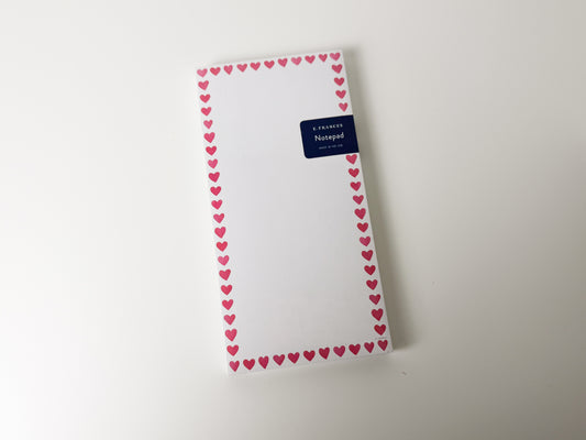 MIni Hearts Framed Market Pad