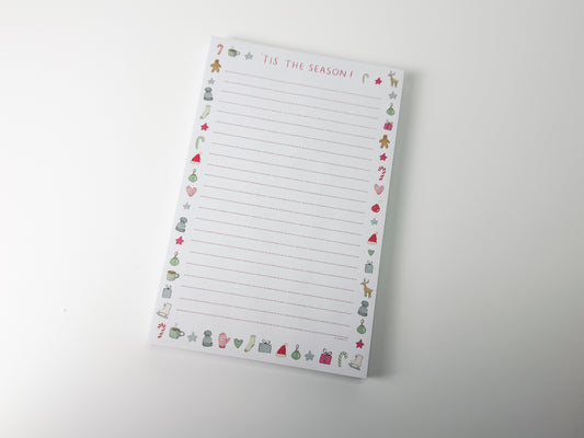 Merry Motif Market Notepad