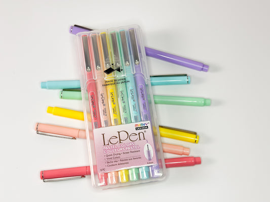 Le Pen Pastel Color 6 Pen Set