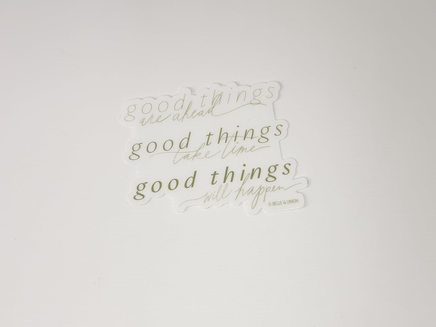 Good Things Are Ahead