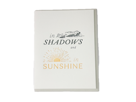 In Shadows and Sunshine