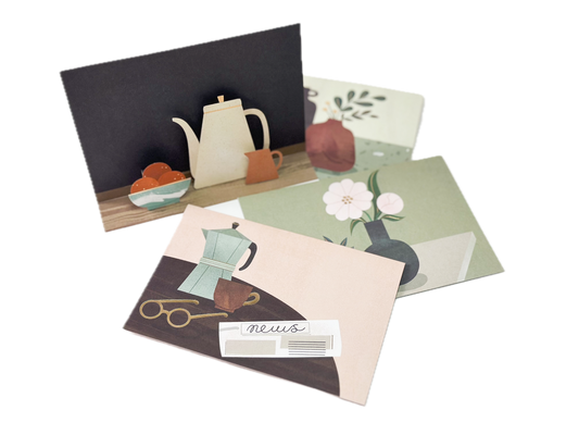 Still Life Pop Up Cards