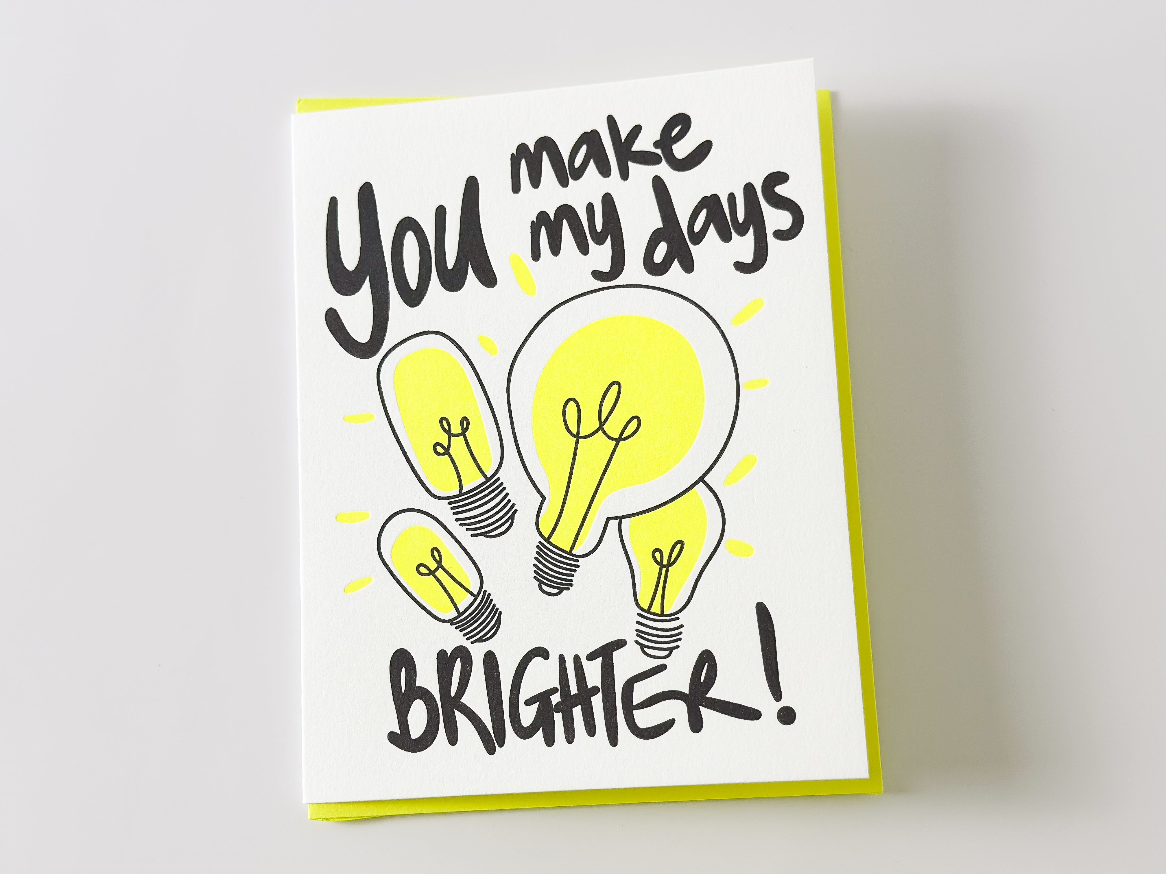 You Make My Days Brighter Postmark d Studio You make my days brighter postmark d studio