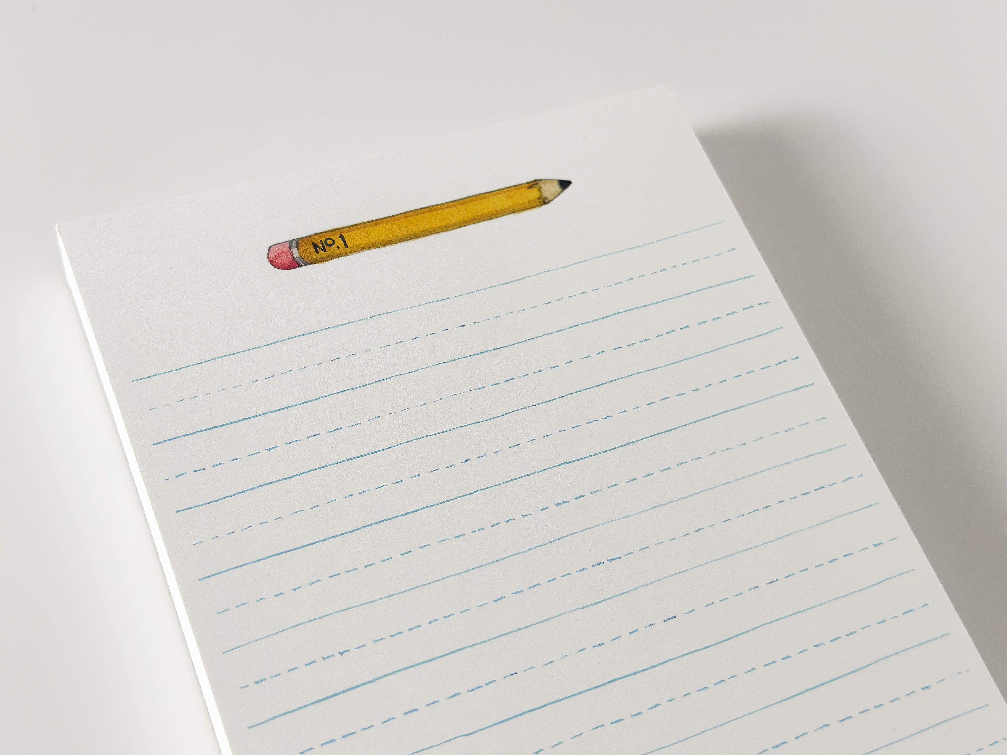 Pencil Computer Notepad Pencil Notepad – Postmark'd Studio