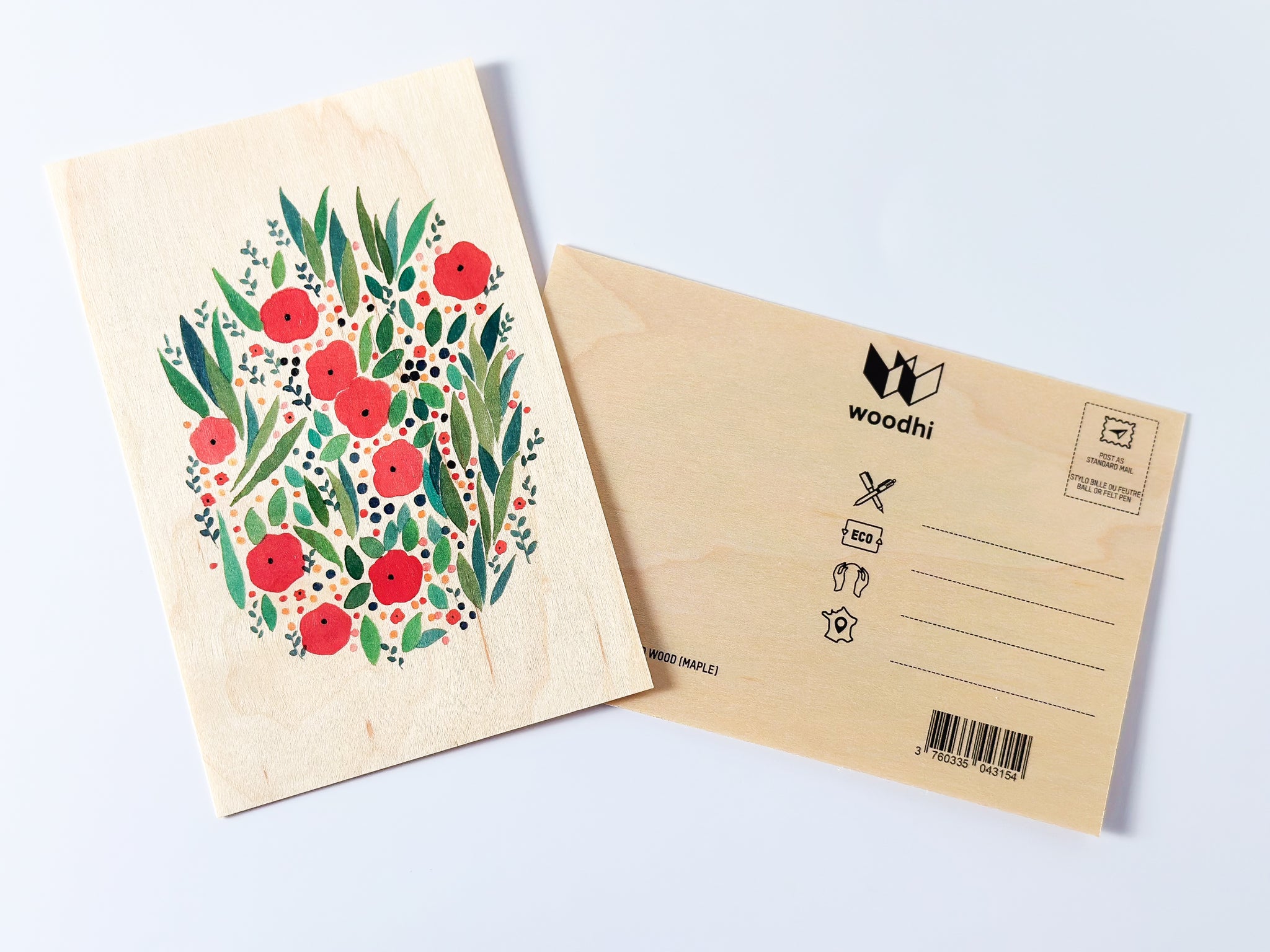 Floral Postcard