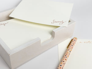 Belle and Union Greetings Correspondence Collection desktop note set
