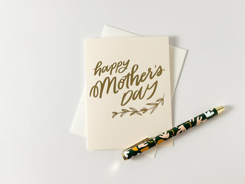 Mother's Day Gold