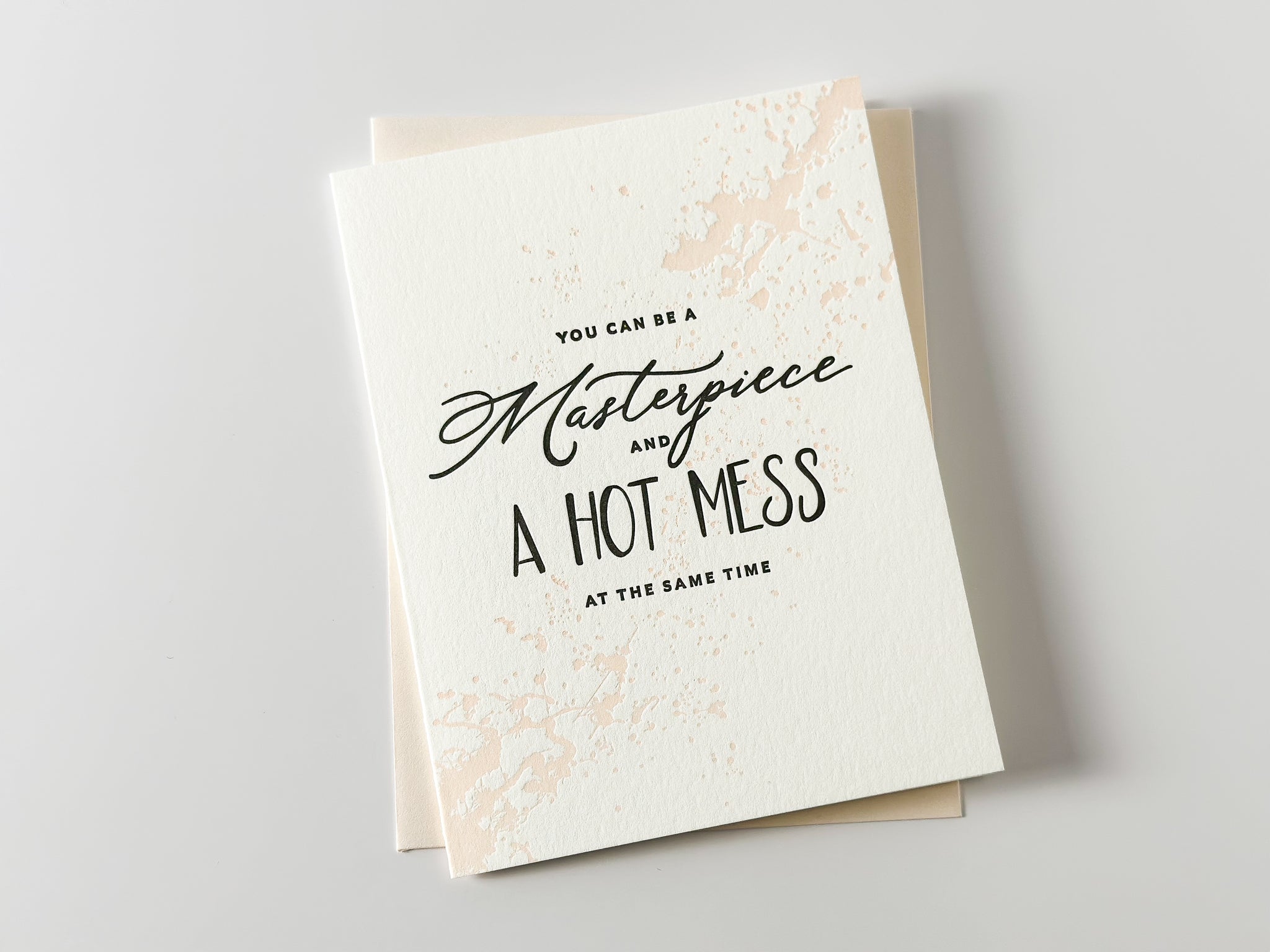 Masterpiece and Hot Mess Card – Postmark'd Studio