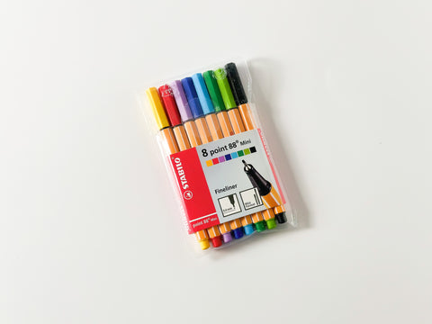 Schilderen paars wapen STABILO POINT 88 Zebrui Pack of 20 Colors – Postmark'd Studio