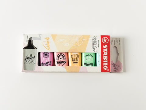 STABILO BOSS Mini Pastellove Highlighter 6 Pack