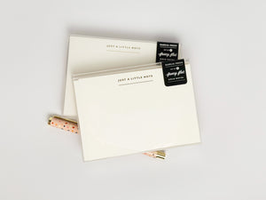 Dahlia Press Little Note Fancy Flat Notecard Set